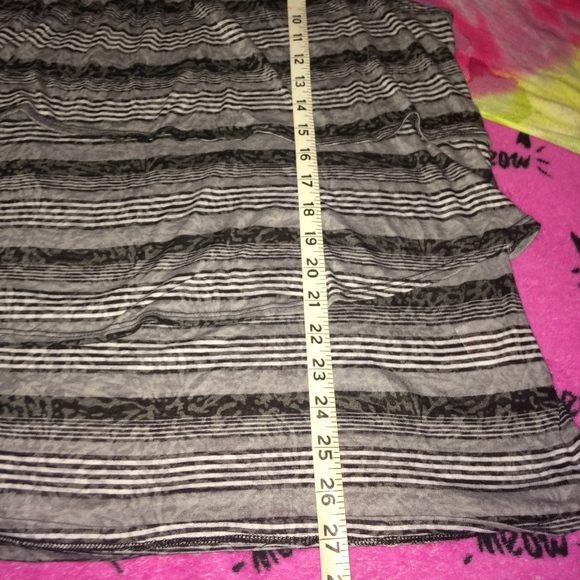 Layered Faded Glory Tank Blouse Top - Picture 5 of 8